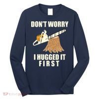 Funny Lumberjack Chainsaw Logging Arborist Gift Men Women Long Sleeve Shirt thumb 0