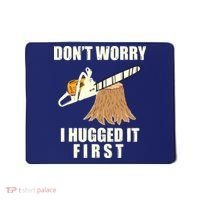 Funny Lumberjack Chainsaw Logging Arborist Gift Men Women Mousepad thumb 0