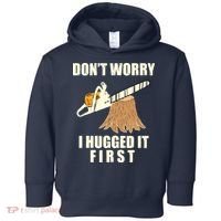 Funny Lumberjack Chainsaw Logging Arborist Gift Men Women Toddler Hoodie thumb 0