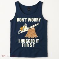 Funny Lumberjack Chainsaw Logging Arborist Gift Men Women Tank Top thumb 2
