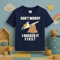 Funny Lumberjack Chainsaw Logging Arborist Gift Men Women Toddler T-Shirt thumb 3