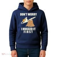Funny Lumberjack Chainsaw Logging Arborist Gift Men Women Kids Hoodie thumb 4