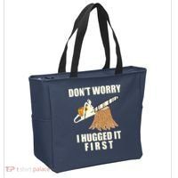 Funny Lumberjack Chainsaw Logging Arborist Gift Men Women Tote Bag thumb 2
