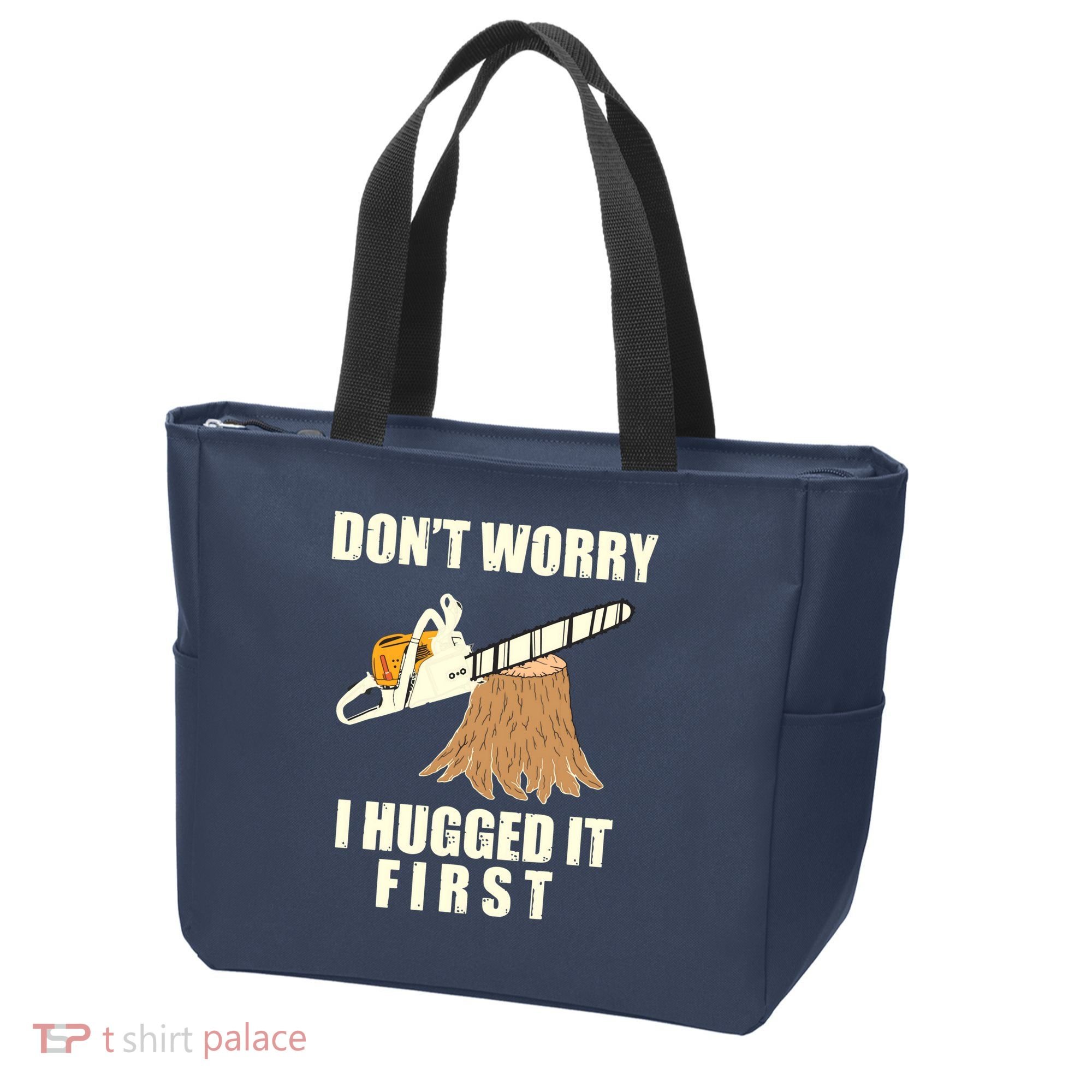 Funny Lumberjack Chainsaw Logging Arborist Gift Men Women Tote Bag