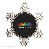 Funny LGBT Cat Rainbow Purride Picture Art Ornament thumb 0