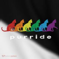 Funny LGBT Cat Rainbow Purride Picture Art Toddler Fine Jersey T-Shirt thumb 2