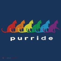 Funny LGBT Cat Rainbow Purride Picture Art Women's Hoodie thumb 2