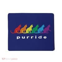 Funny LGBT Cat Rainbow Purride Picture Art Mousepad thumb 0