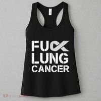 Fuck Lung Cancer Awareness Month Support Ribbon Warrior Women's Tank Top thumb 3