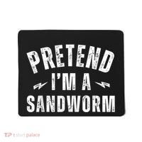 Funny Lazy Costume Last Minute Pretend IM A Sandworm Mousepad thumb 0