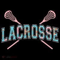 Floral Lacrosse Crossed Sticks LAX Girly Teal Pink Head Coffee Mug thumb 5