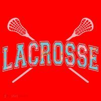 Floral Lacrosse Crossed Sticks LAX Girly Teal Pink Head Santa Hat thumb 1