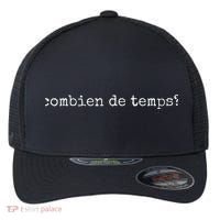 French Language Combien De Temps Or How Long Flexfit Unipanel Trucker Cap thumb 0