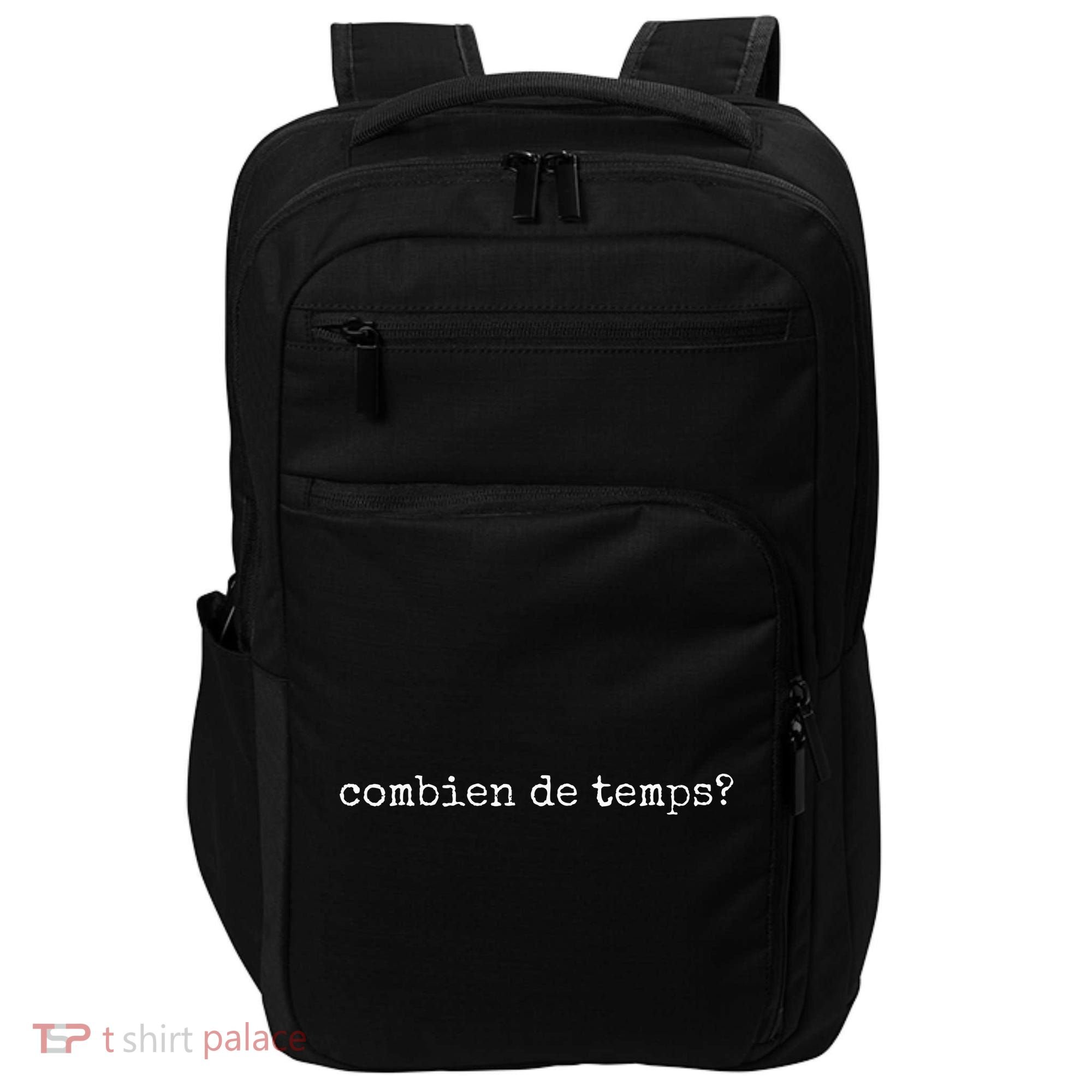 French Language Combien De Temps Or How Long Impact Tech Backpack