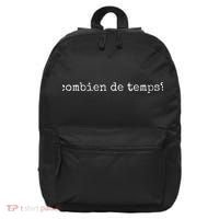 French Language Combien De Temps Or How Long 16 in Basic Backpack thumb 0