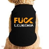 Fuck Leukemia Cancer Awareness Gift Doggie Tank thumb 0