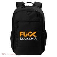 Fuck Leukemia Cancer Awareness Gift Backpack thumb 0