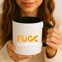 Fuck Leukemia Cancer Awareness Gift Coffee Mug thumb 3