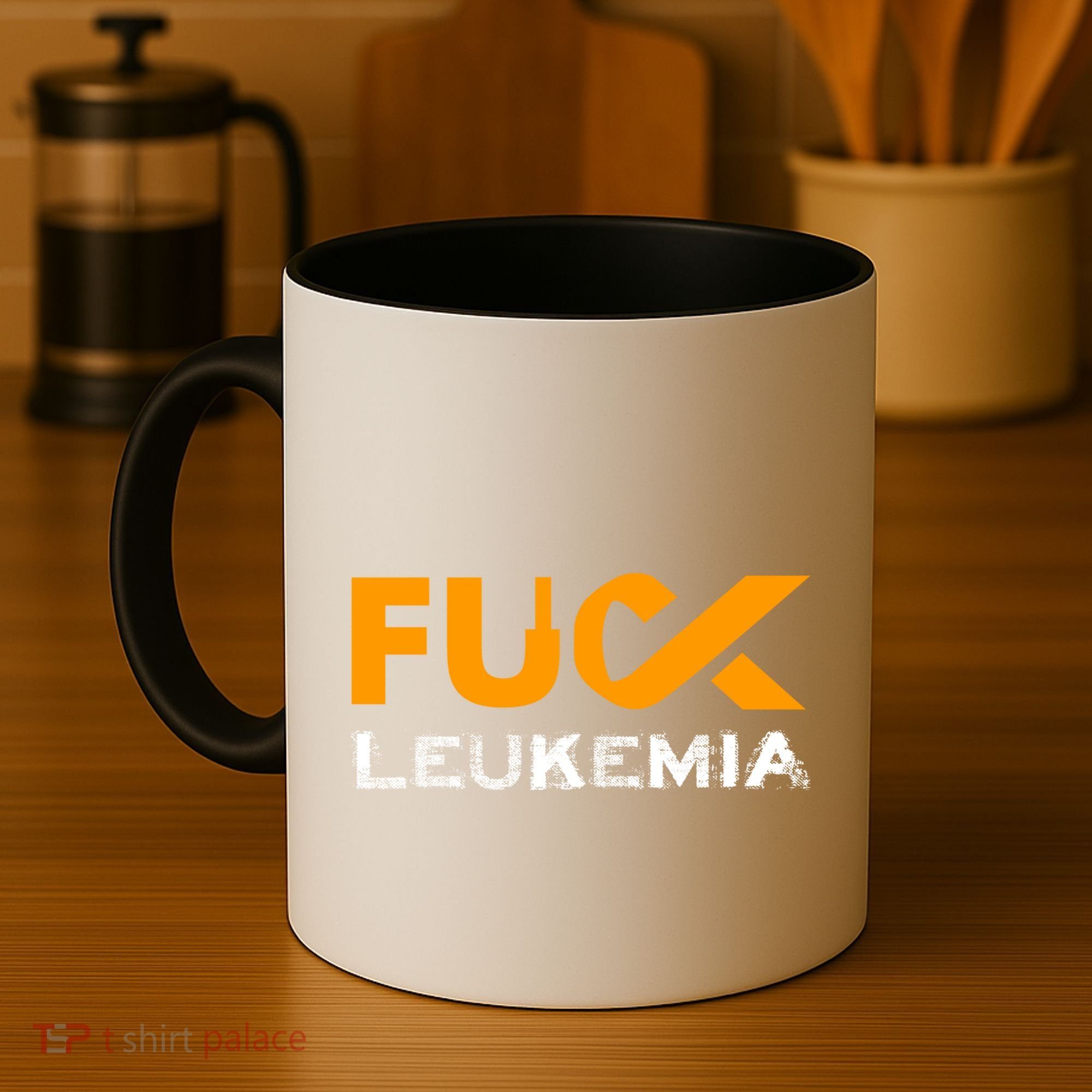 Fuck Leukemia Cancer Awareness Gift Coffee Mug