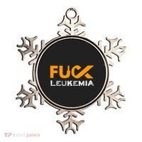 Fuck Leukemia Cancer Awareness Gift Ornament thumb 0