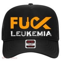 Fuck Leukemia Cancer Awareness Gift Hat thumb 0