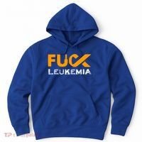 Fuck Leukemia Cancer Awareness Gift Hoodie thumb 0