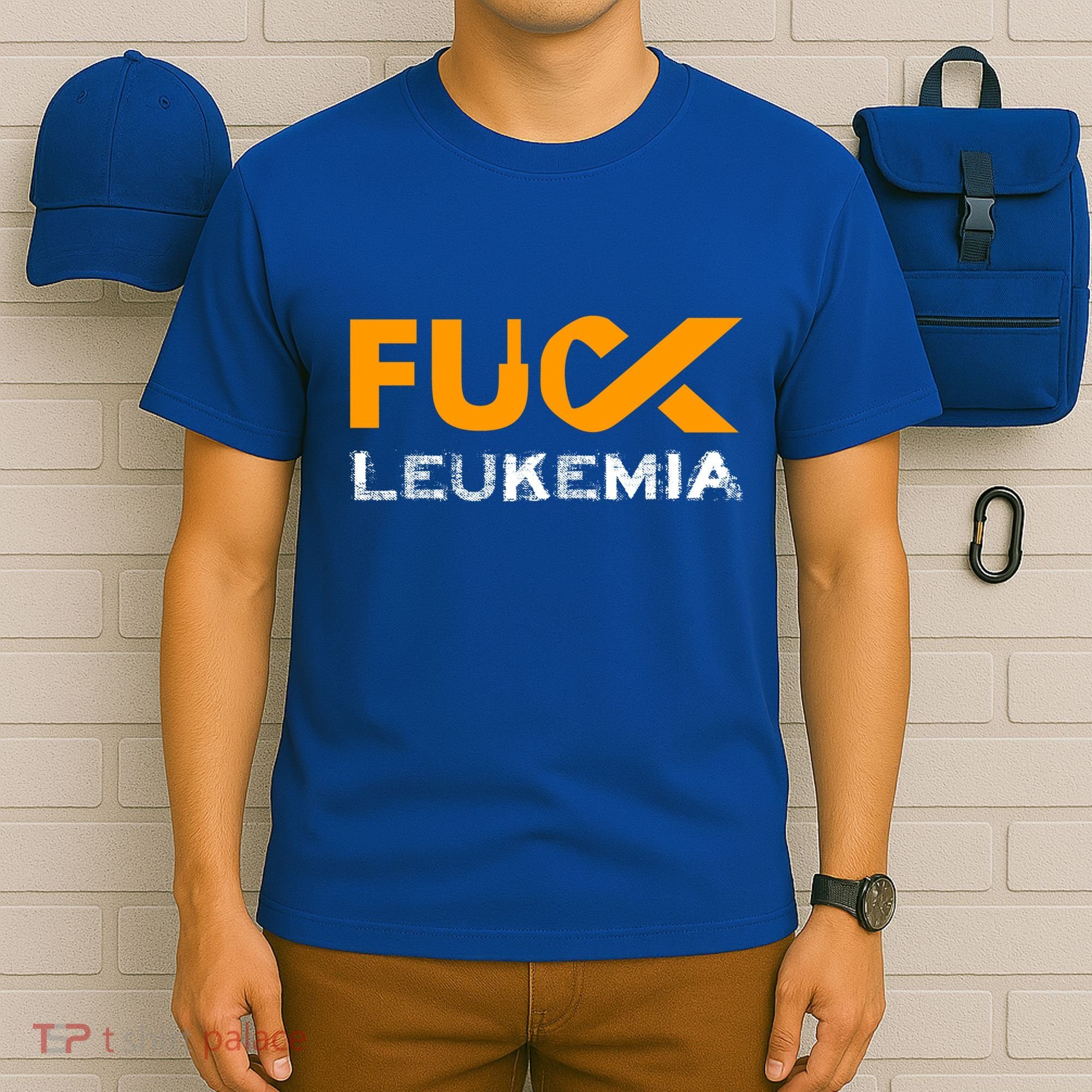 Fuck Leukemia Cancer Awareness Gift T-Shirt
