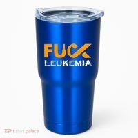 Fuck Leukemia Cancer Awareness Gift Tumbler thumb 0