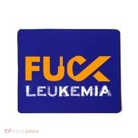 Fuck Leukemia Cancer Awareness Gift Mousepad thumb 0