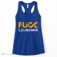 Fuck Leukemia Cancer Awareness Gift Women's Tank Top thumb 0