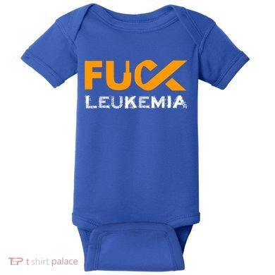 Fuck Leukemia Cancer Awareness Gift Baby Bodysuit