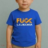 Fuck Leukemia Cancer Awareness Gift Toddler T-Shirt thumb 2