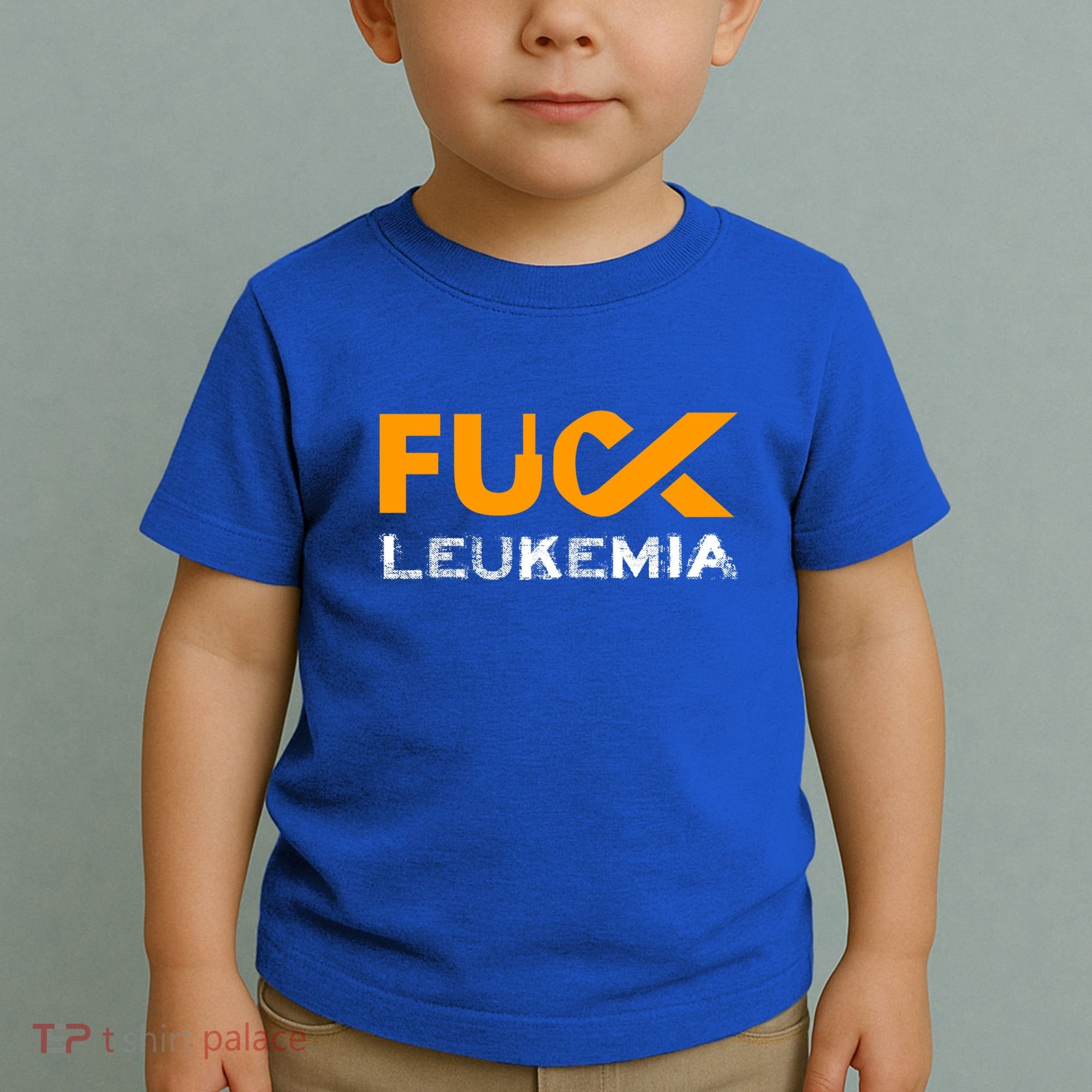 Fuck Leukemia Cancer Awareness Gift Toddler T-Shirt