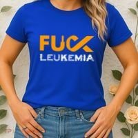 Fuck Leukemia Cancer Awareness Gift Women's T-Shirt thumb 2