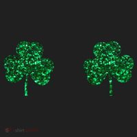 Four Leaf Clover Boobs Lucky St Patricks Day Beanie thumb 2