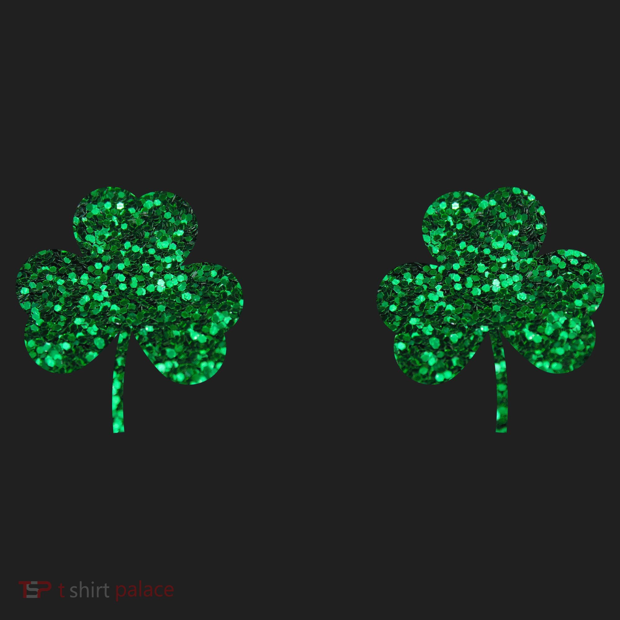 Four Leaf Clover Boobs Lucky St Patricks Day Golf Towel