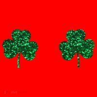 Four Leaf Clover Boobs Lucky St Patricks Day Santa Hat thumb 1