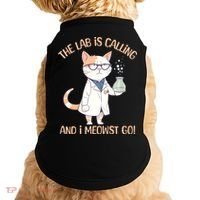 Funny Lab Cat Laboratory Chemistry Doggie Tank thumb 0