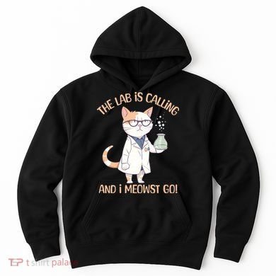 Funny Lab Cat Laboratory Chemistry Hoodie
