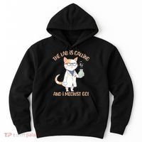 Funny Lab Cat Laboratory Chemistry Hoodie thumb 0