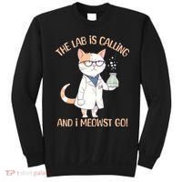 Funny Lab Cat Laboratory Chemistry Sweatshirt thumb 0
