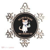 Funny Lab Cat Laboratory Chemistry Ornament thumb 0