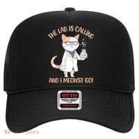 Funny Lab Cat Laboratory Chemistry Hat thumb 0