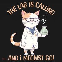 Funny Lab Cat Laboratory Chemistry Toddler Hoodie thumb 2