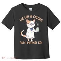 Funny Lab Cat Laboratory Chemistry Toddler T-Shirt thumb 0