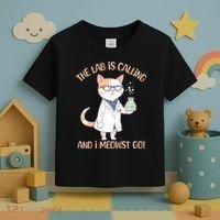 Funny Lab Cat Laboratory Chemistry Toddler T-Shirt thumb 3