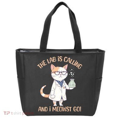 Funny Lab Cat Laboratory Chemistry Tote Bag