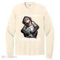 Funny Lets Commit Tax Fraud Monkey Outfit Tax Day Sayings Long Sleeve Shirt thumb 0