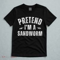 Funny Lazy Costume Last Minute Pretend IM A Sandworm T-Shirt thumb 5
