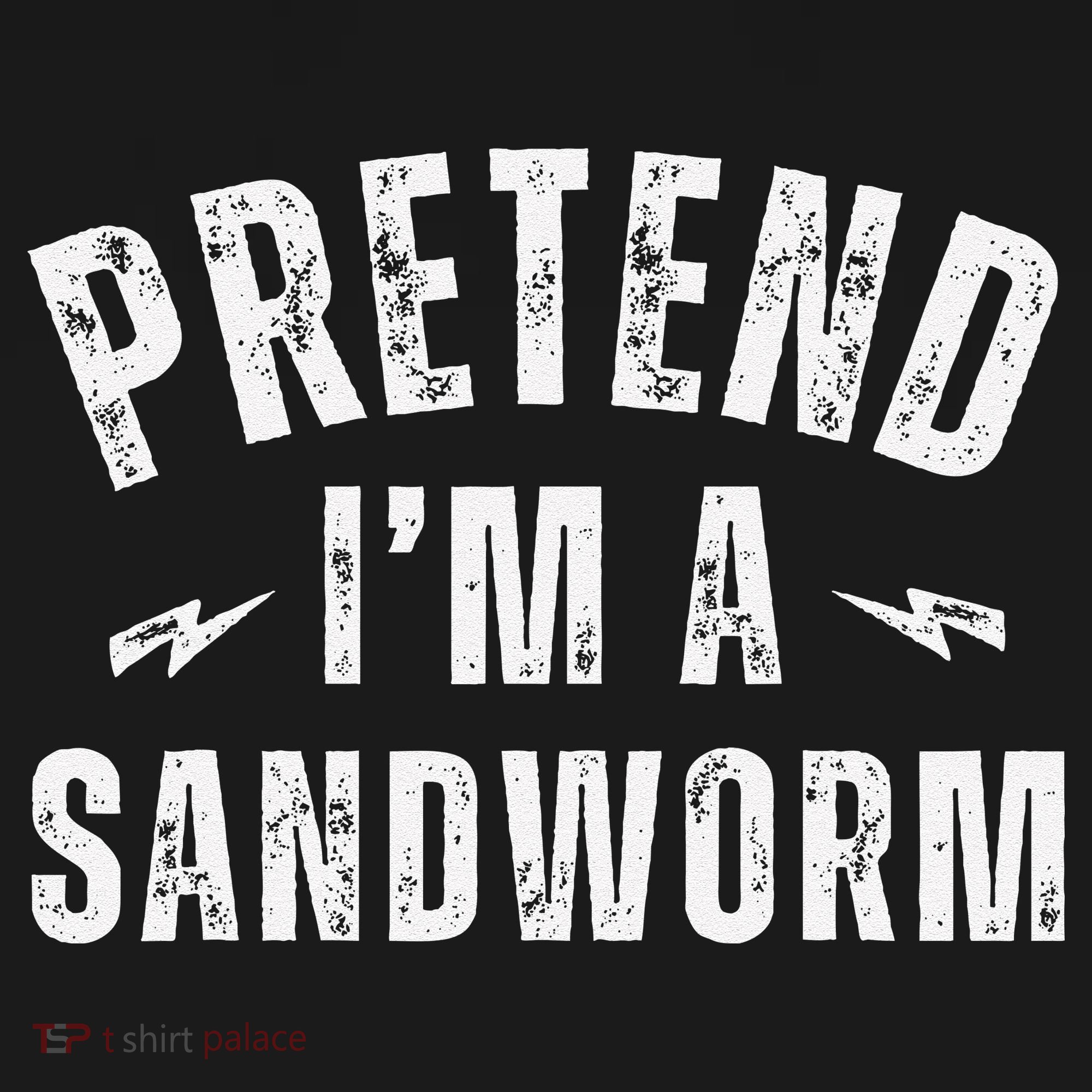 Funny Lazy Costume Last Minute Pretend IM A Sandworm Pajama Set